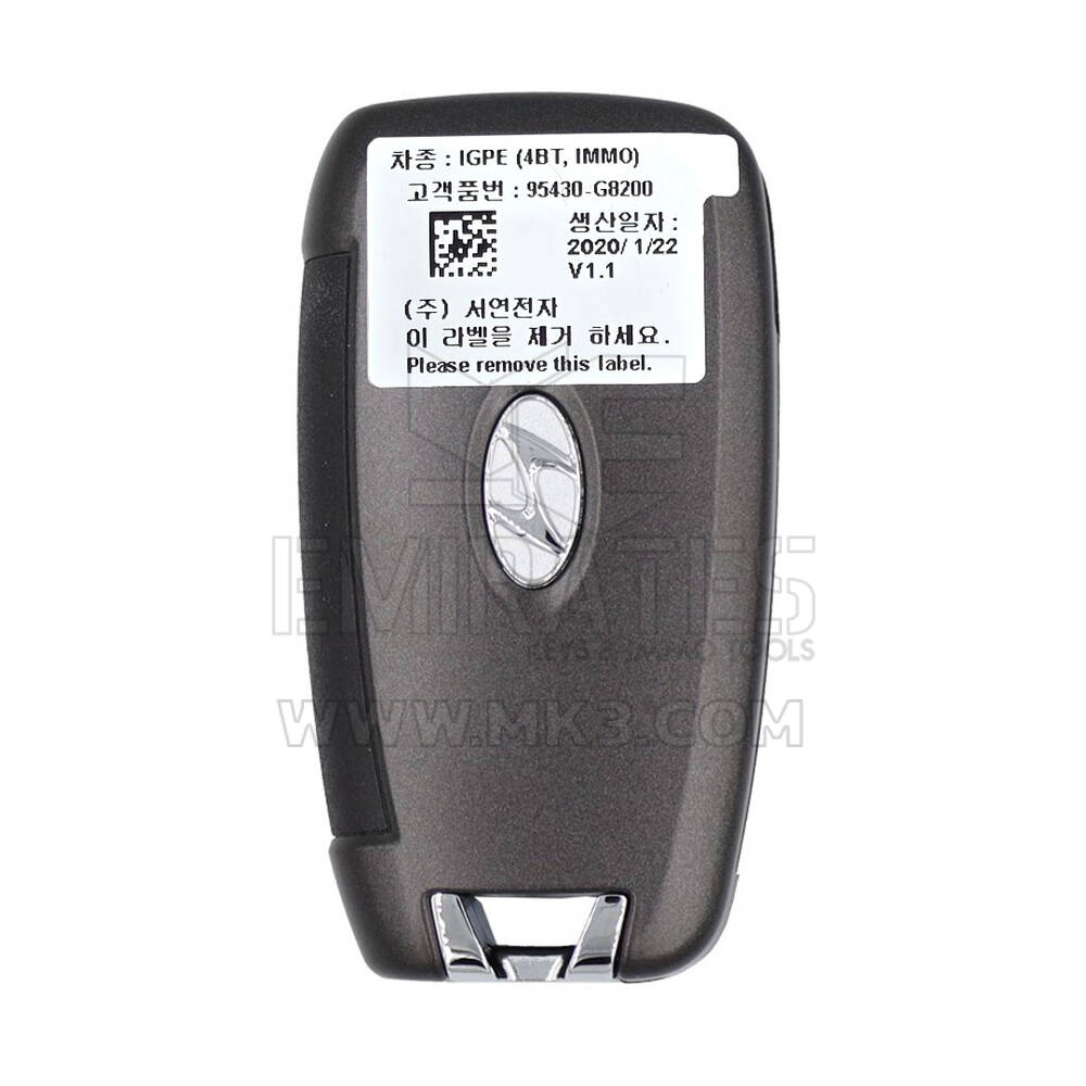 Hyundai Grandeur Genuine Flip Remote Key 95430-G8200 | MK3