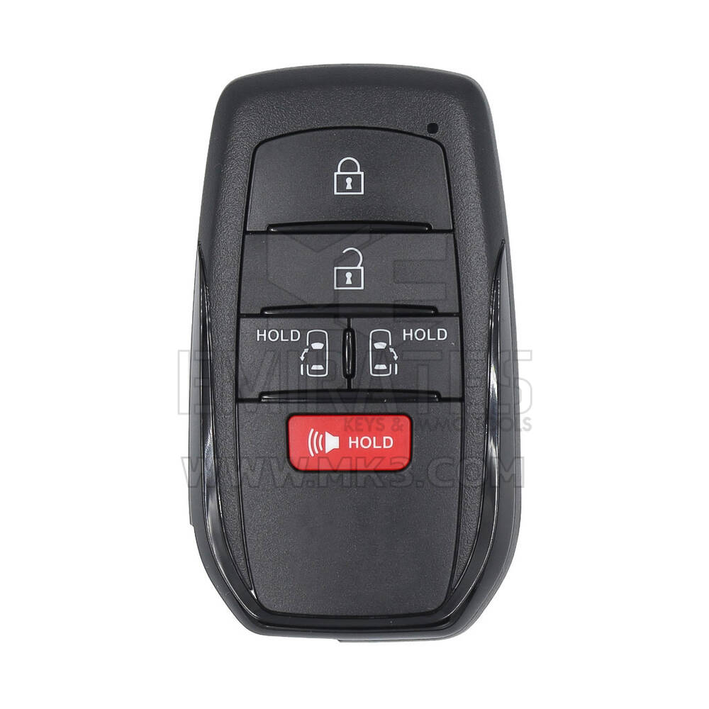 Toyota Sienna 2021 Smart Remote Key 4+1 Buttons 312.11/314.35MHz 8990H-08020 / 8990H-08021