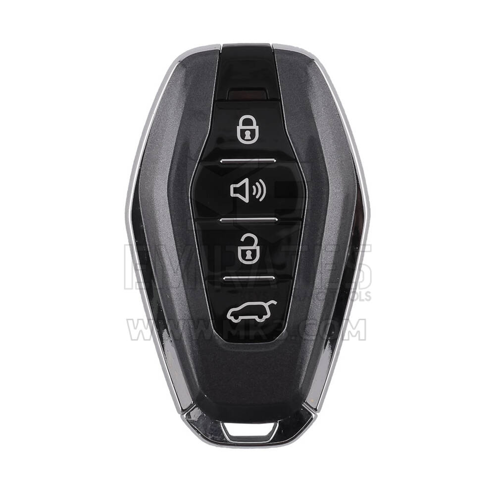 Clé télécommande intelligente d'origine Jetour 3+1 boutons 46 puce couleur noire | MK3