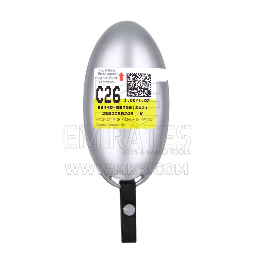New Hyundai Kona 2024 Genuine / OEM Smart Remote Key 6+1 Buttons 433MHz OEM Part Number: 95440-BE700, 95440BE700 | Emirates Keys