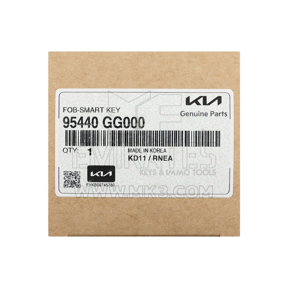 New Kia K4 2025 Genuine / OEM Smart Remote Key 4+1 Buttons 433MHz OEM Part Number: 95440-GG000, 95440GG000 | Emirates Keys