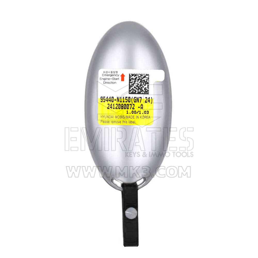 Nuova chiave telecomando intelligente originale/OEM Hyundai Grandeur 2024 6+1 pulsanti 433 MHz Numero parte OEM: 95440-N1150, 95440N1150 | Emirates Keys