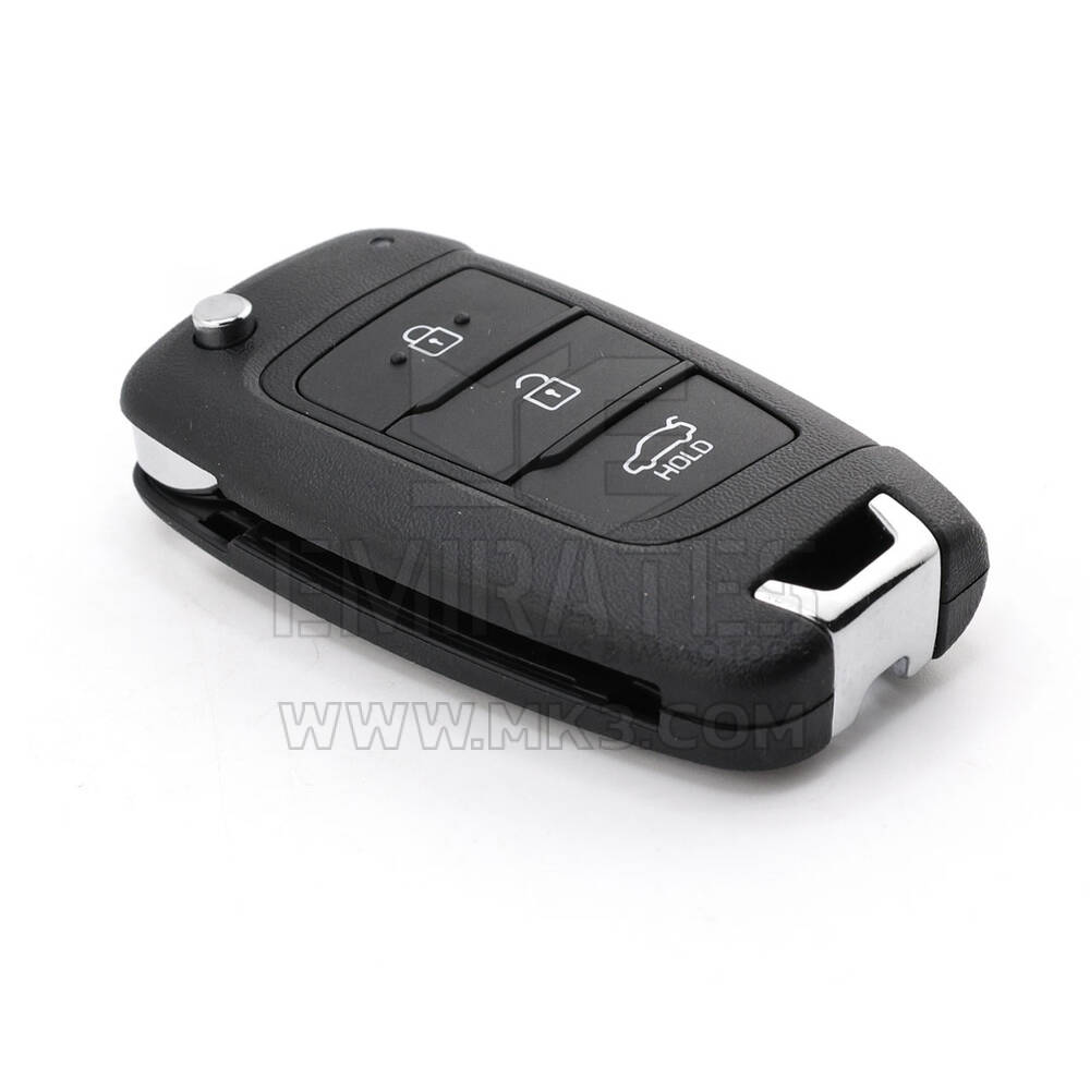 New Hyundai Elantra 2025 Genuine / OEM Flip Remote Key 3 Buttons 433MHz OEM Part Number: 95430-BU200, 95430BU200 | Emirates Keys