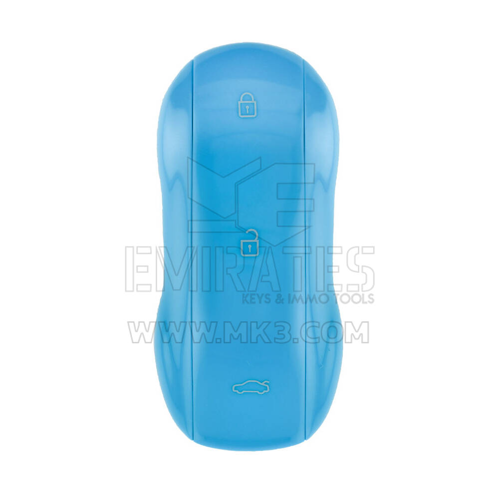 Xhorse XSSC04EN Chiave universale intelligente XM38 TOY.T con telecomando a 3 pulsanti, stile supercar blu Miami