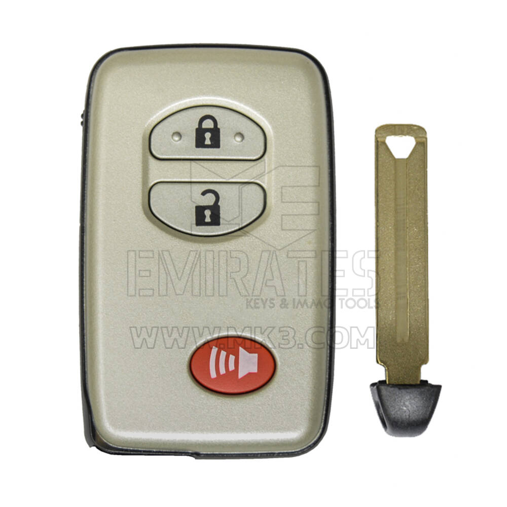 New Aftermarket Toyota Land Cruiser 2008 Smart Remote Key 3 Botones 433MHz 89904-60220 8990460220 / FCCID: B53EA | Claves de los Emiratos