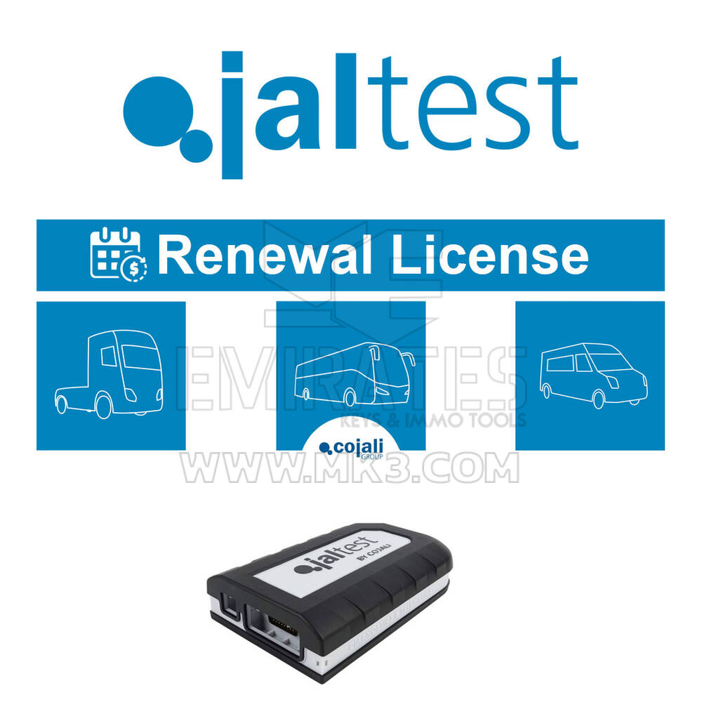 Jaltest - 71502018 CV Software Activation  license of Use ( One Year )