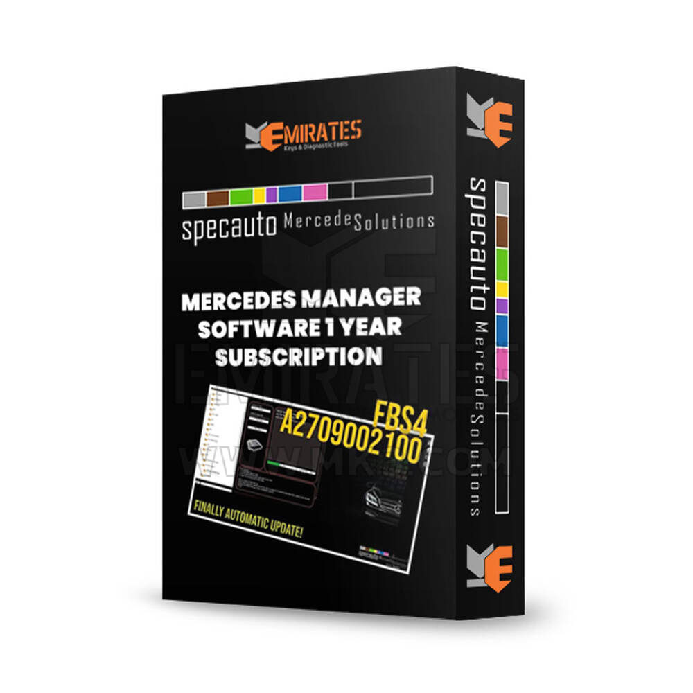 Suscripción por 1 año al software Spec-Auto Mercedes Manager
