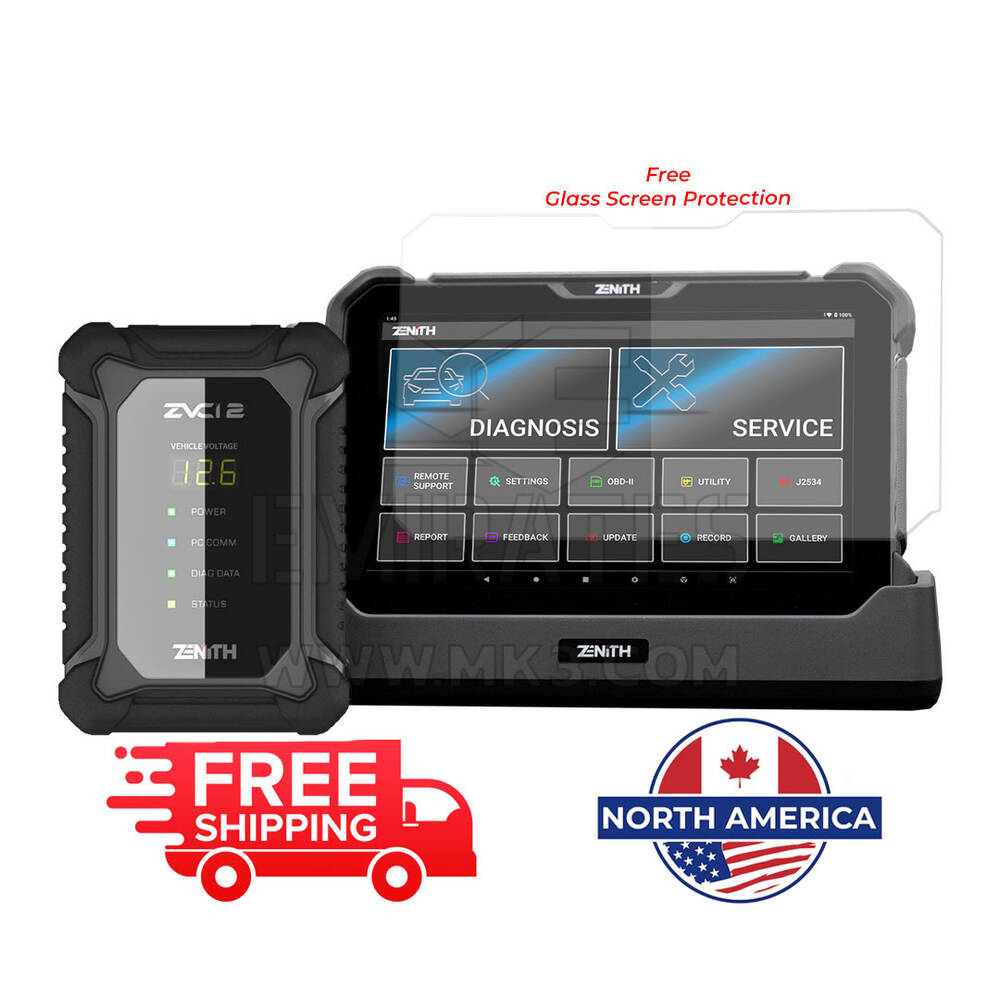 Outil de diagnostic de périphérique Zenith Z7 Pro (version nord-américaine)