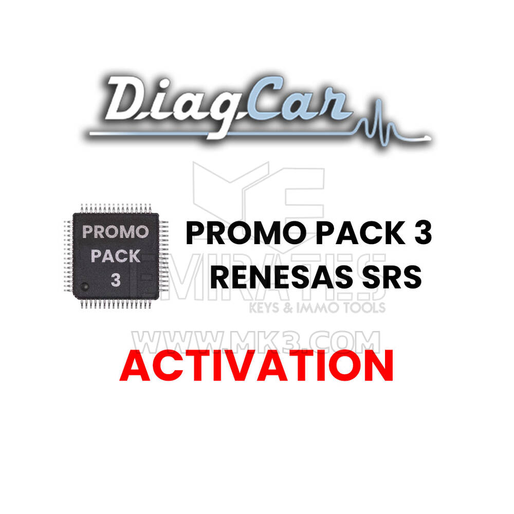 DiagCar PROMO PACK 3 - Renesas SRS