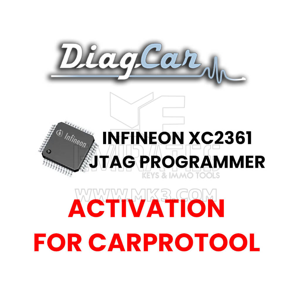 Activación del programador JTAG DiagCar Infineon XC2361 para CarProTool