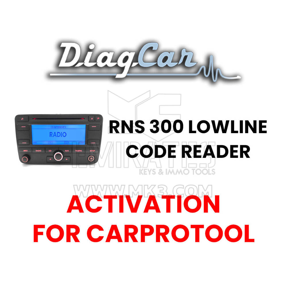Lector de códigos DiagCar RNS 300 LowLine