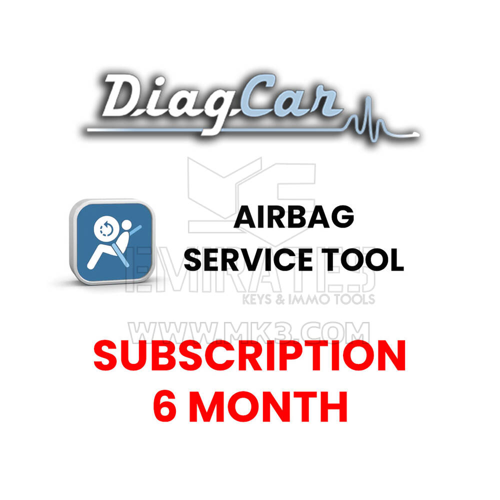 DiagCar Airbag Service Tool Renew Subscription For 6 Month