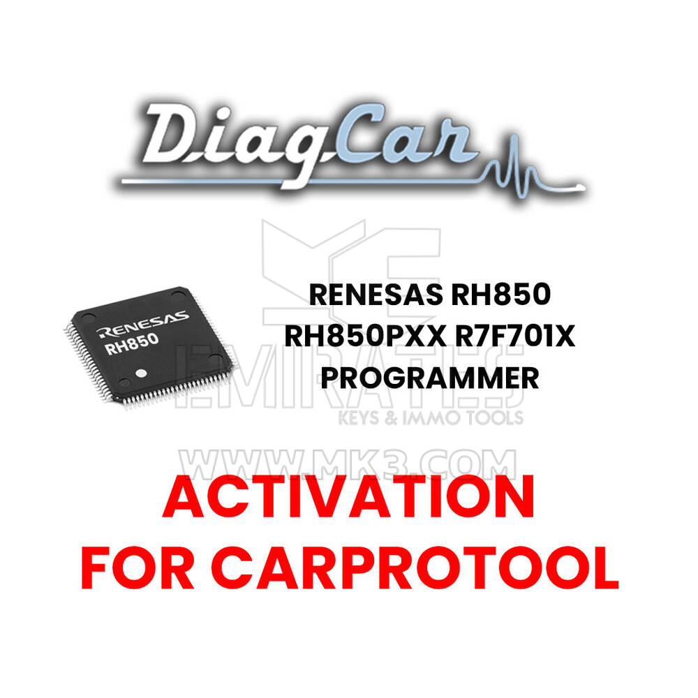 DiagCar Renesas RH850, RH850Pxx R7F701x Programlayıcı