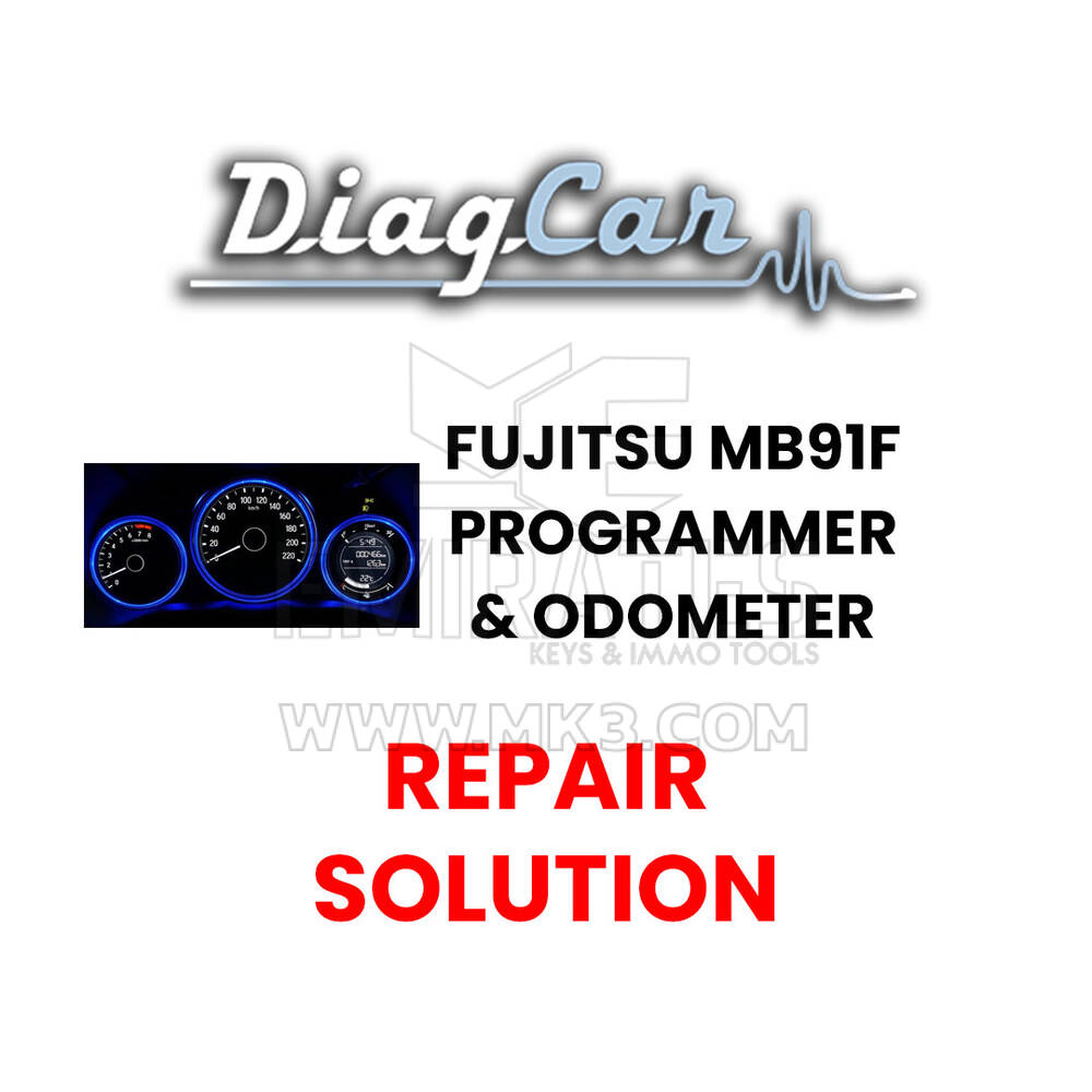 Solución de reparación del odómetro y programador Fujitsu MB91F de DiagCar