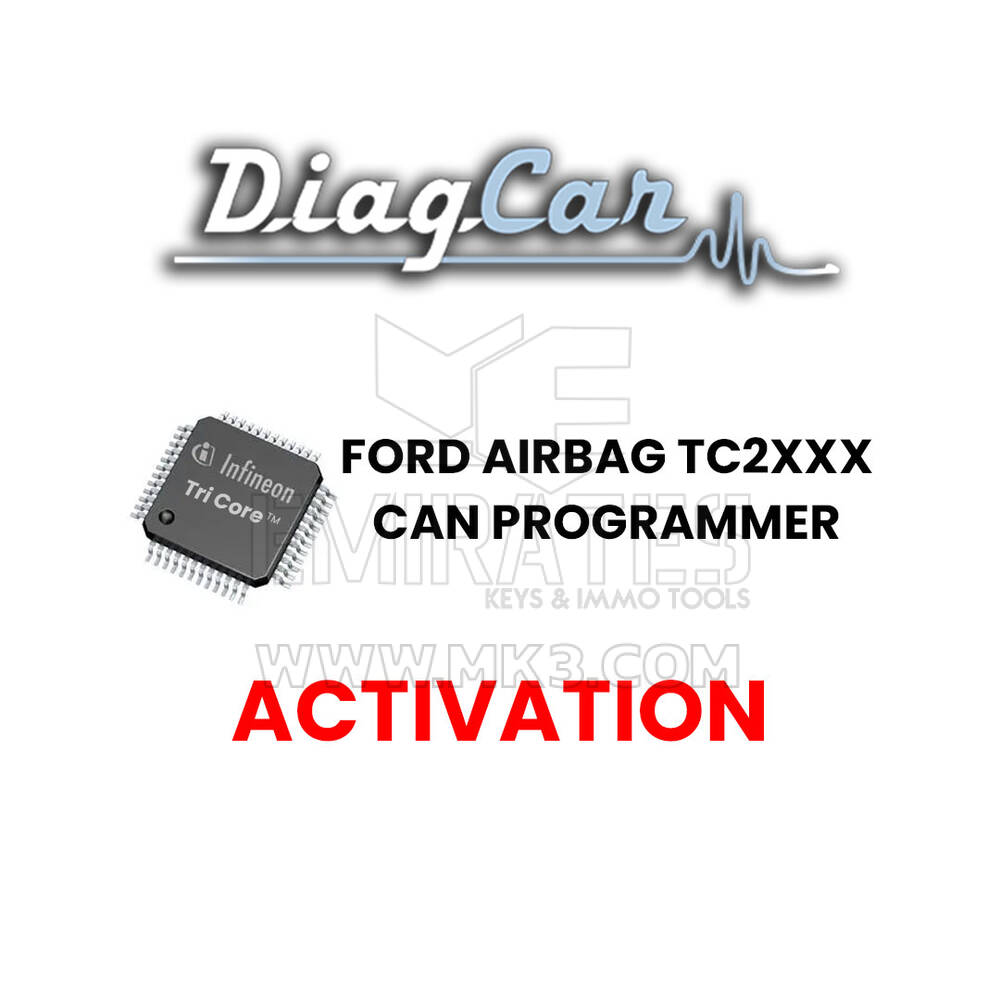 Programmateur CAN DiagCar FORD AIRBAG TC2XXX
