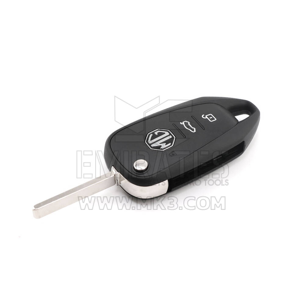 New MG MG3 2025 Genuine / OEM Flip Remote Key 3 Buttons 433MHz OEM Part Number: 11341408-SBKP | Emirates Keys