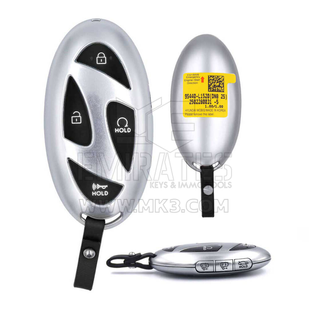 Chiave telecomando intelligente originale Hyundai Sonata 6+1 pulsanti 433 MHz 95440-L1520