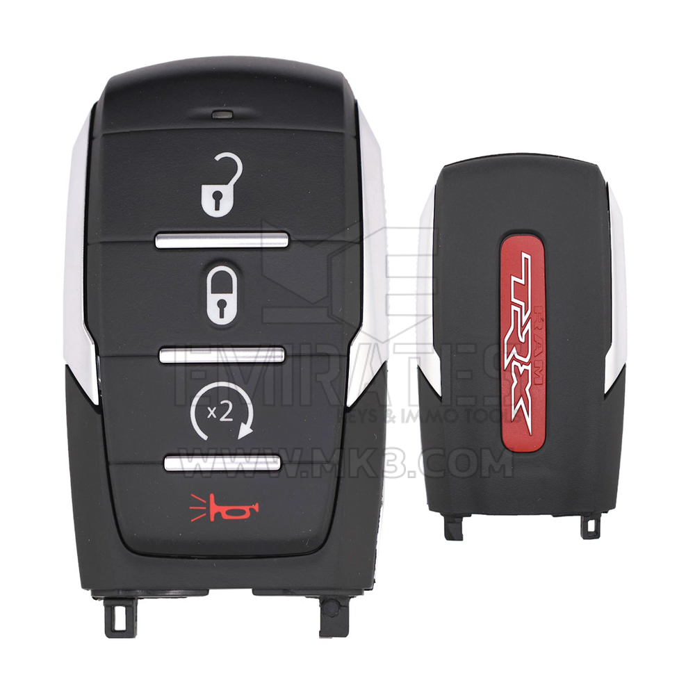 Llave remota inteligente original RAM 1500 TRX 2019-2021, 3+1 botones, 433 MHz, 68584163AA