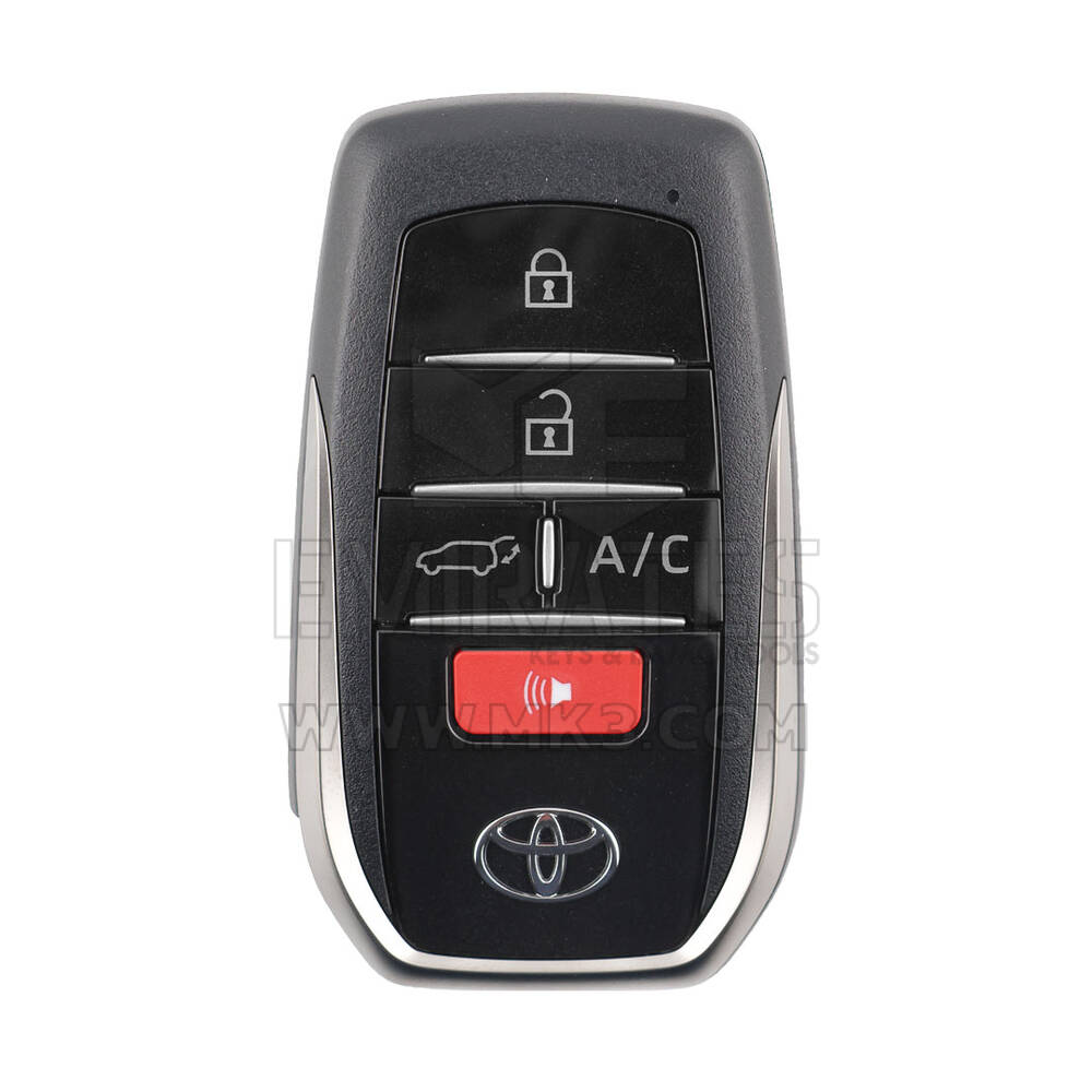 Chiave telecomando intelligente originale Toyota RAV4 2023 4+1 pulsanti 433,92 MHz 8990H-42B00