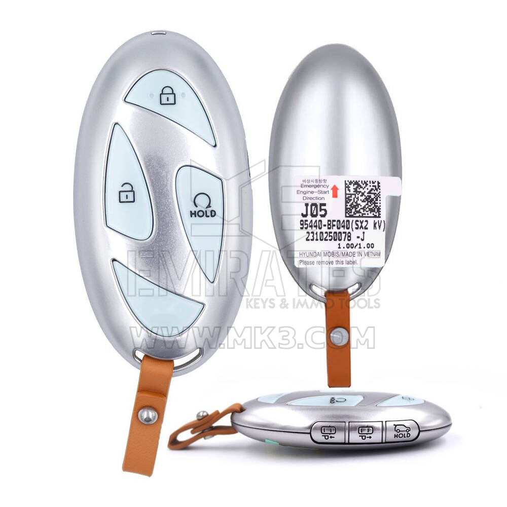 Hyundai Kona 2024 Genuine Smart Remote Key 6 Buttons 433MHz 95440-BF040