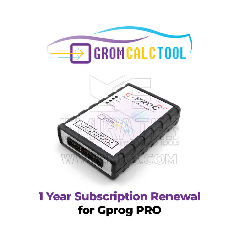 Gprog için GromCalcTool 1 Yıllık Abonelik Yenileme