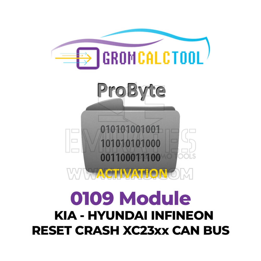 GromCalcTool 0109 Модуль Kia - Hyundai INFINEON Сброс аварии XC23xx CAN BUS