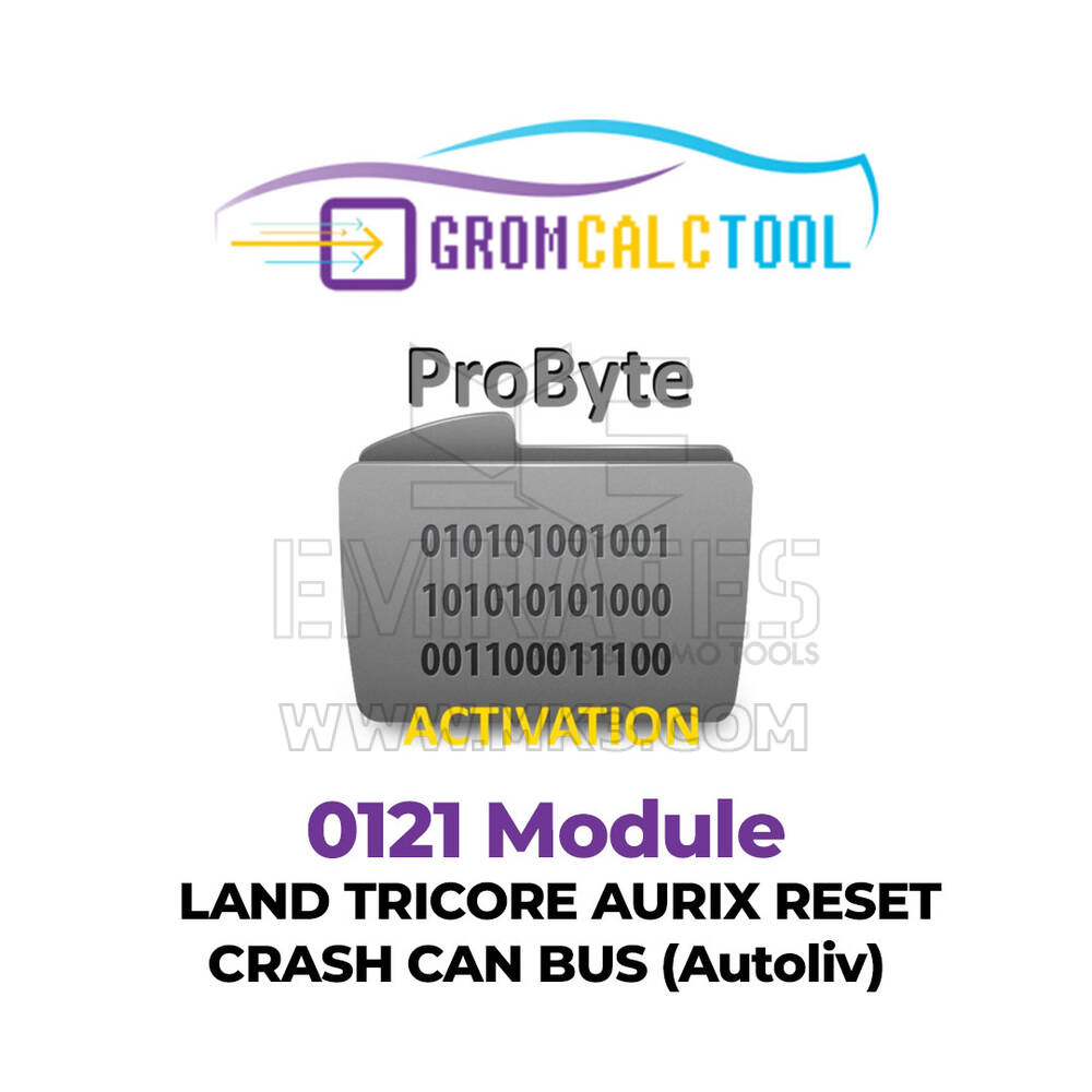 GromCalcTool 0121 وحدة LAND TRICORE AURIX إعادة تعيين تعطل CAN BUS (Autoliv)