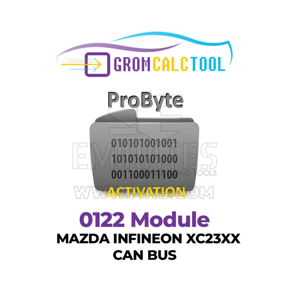 وحدة GromCalcTool 0122 Mazda INFINEON XC23XX CAN BUS