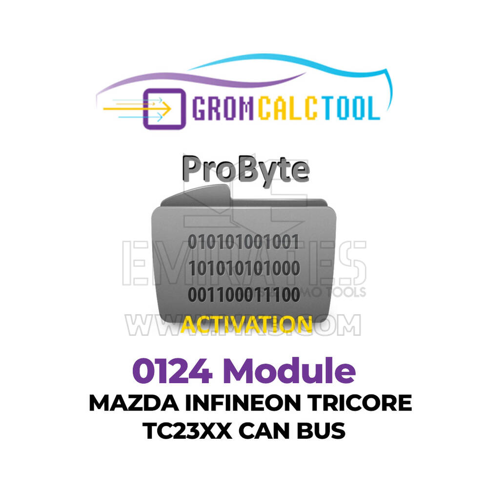 GromCalcTool 0124 Модуль Mazda INFINEON TRICORE TC23XX CAN BUS