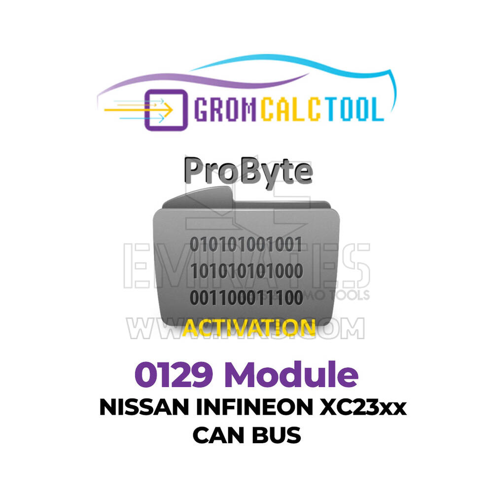 GromCalcTool 0129 Módulo Nissan INFINEON XC23xx CAN BUS