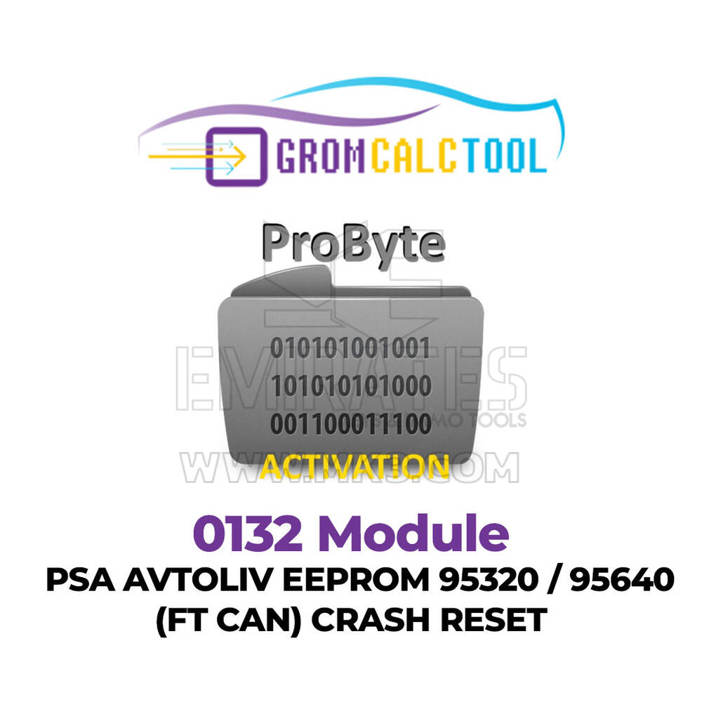 GromCalcTool 0132 Module PSA Avtoliv EEPROM 95320 / 95640 (FT CAN) إعادة ضبط الأعطال