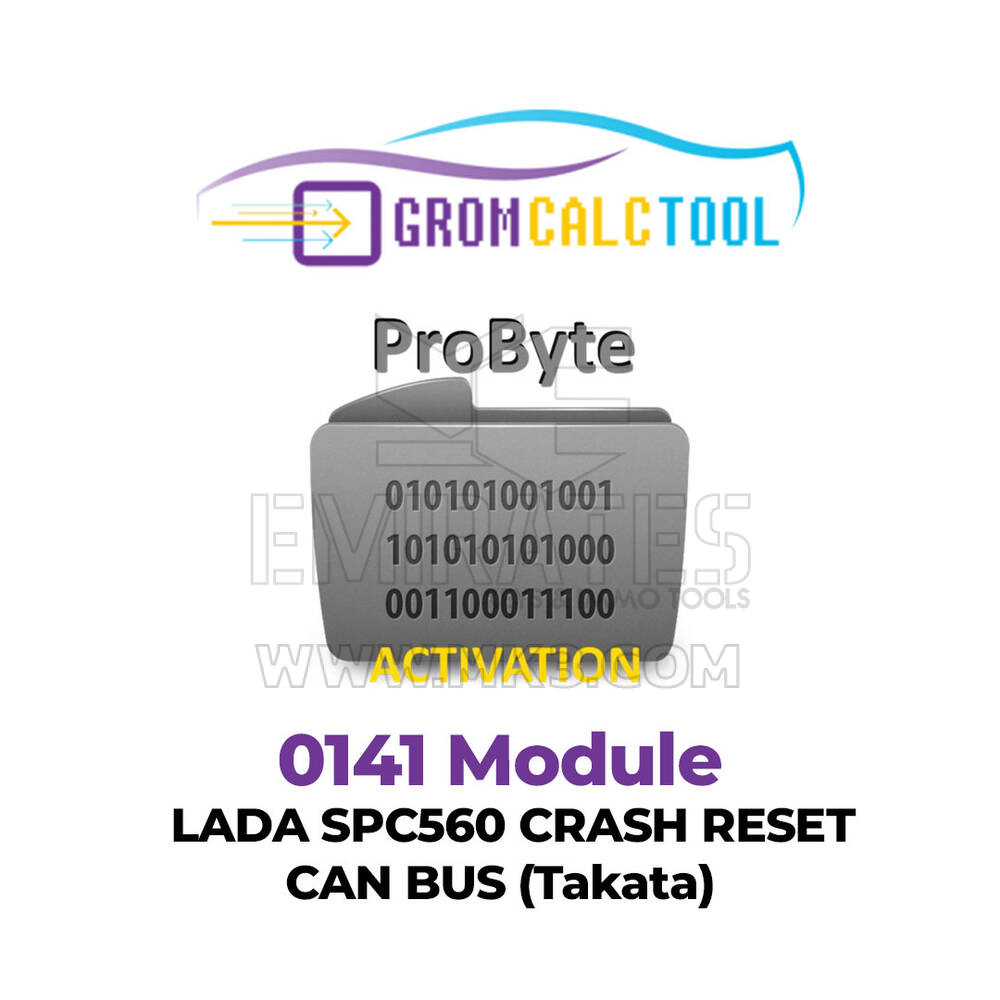 GromCalcTool 0141 Модуль LADA SPC560 Сброс аварии CAN BUS (Takata)