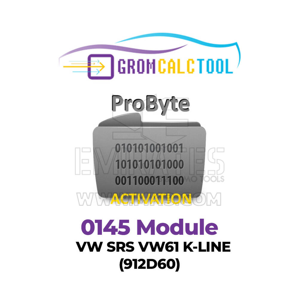 GromCalcTool 0145 Modul VW SRS VW61 K-LINE (912D60)