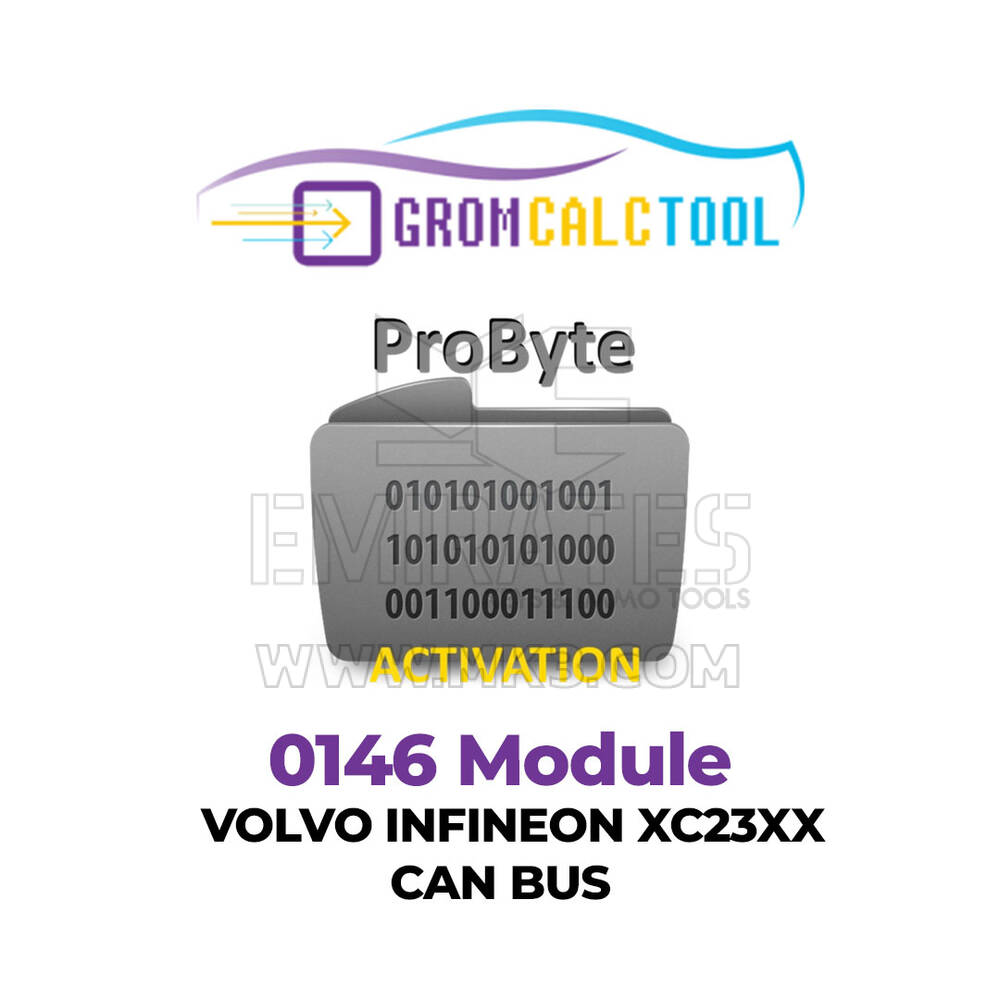 Module GromCalcTool 0146 Volvo Infineon XC23XX CAN BUS