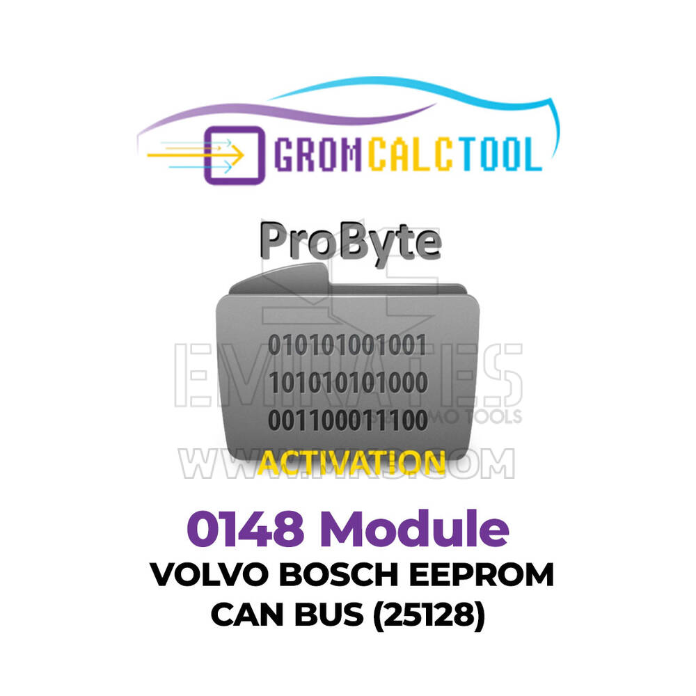 وحدة GromCalcTool 0148 Volvo Bosch EEPROM CAN BUS (25128)