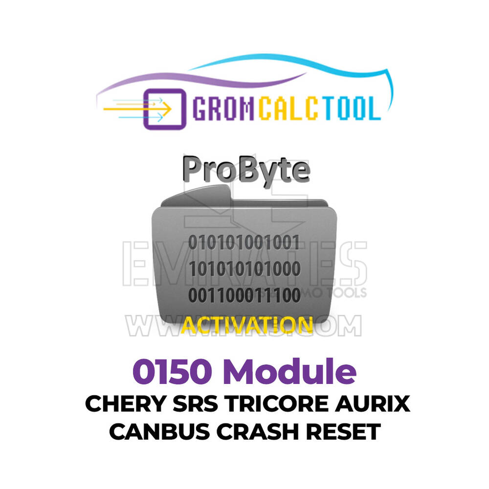 إعادة ضبط عطل وحدة GromCalcTool 0150 Chery SRS Tricore Aurix Canbus