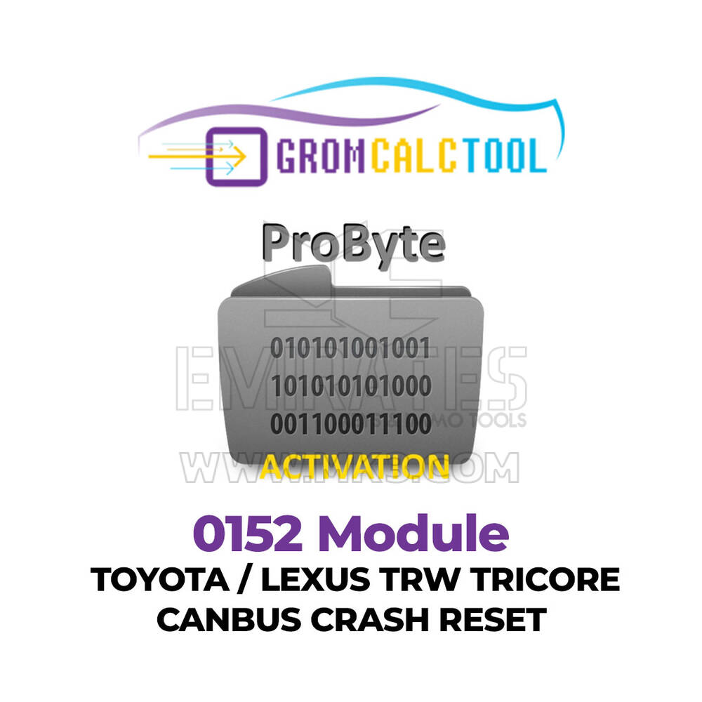 GromCalcTool 0152 Module TOYOTA / LEXUS TRW TRICORE CANBUS CRASH RESET