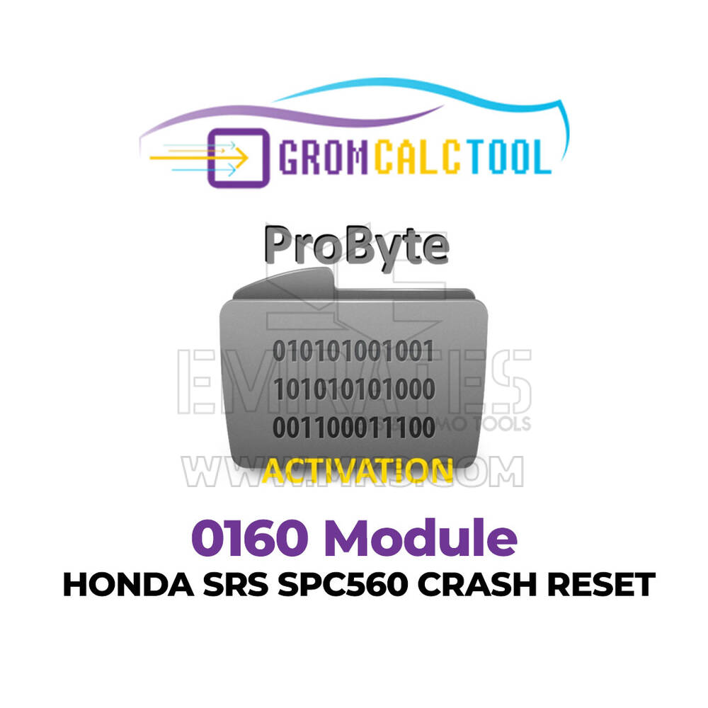 GromCalcTool 0160 Модуль HONDA SRS SPC560 СБРОС АВАРИИ