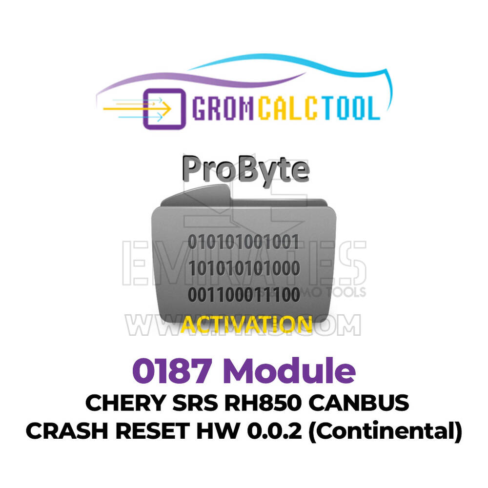 GromCalcTool 0187 Модуль CHERY SRS RH850 CANBUS CRASH RESET HW 0.0.2 (Continental)