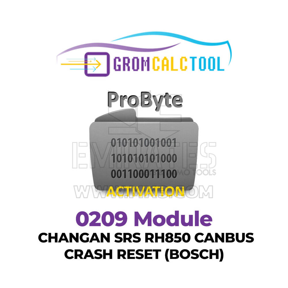 GromCalcTool 0209 Модуль CHANGAN SRS RH850 CANBUS CRASH RESET (BOSCH)