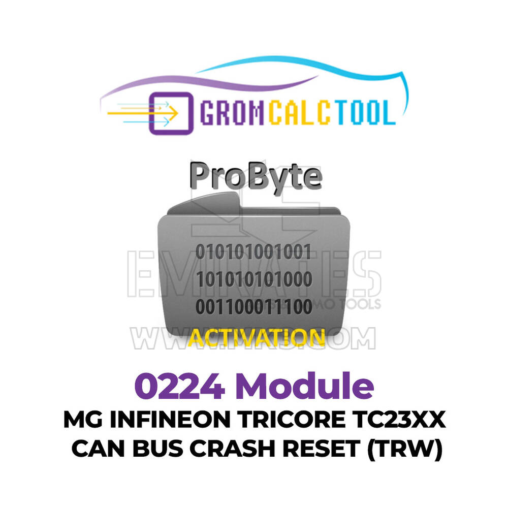 GromCalcTool 0224 Modülü MG Infineon Tricore TC23XX Can Bus Çökme Sıfırlama (TRW)