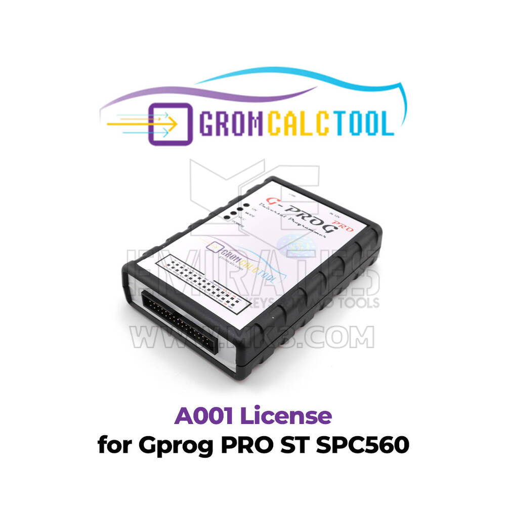 GromCalcTool A001 Лицензия для Gprog PRO ST SPC560
