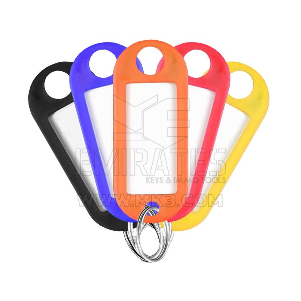 Plastic Key Tags With Container Key Labels With Ring And - Temu