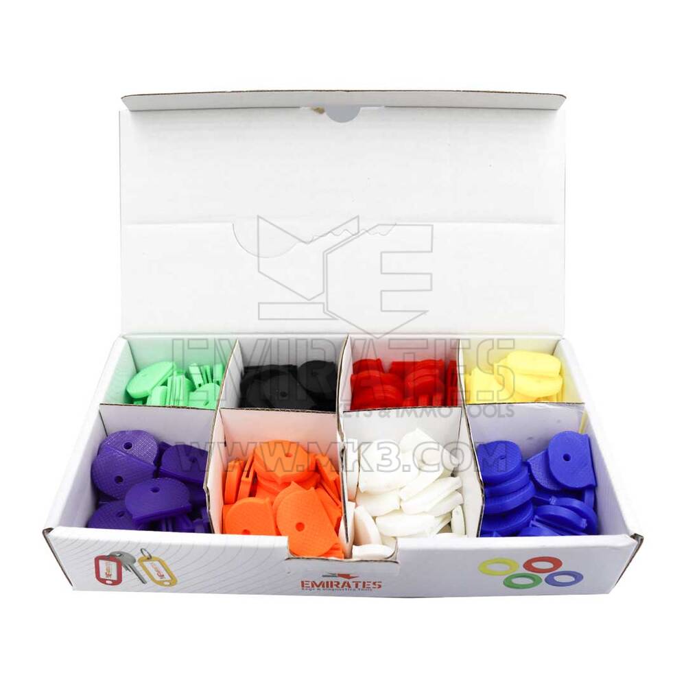 Fundas coloridas de silicona para teclas Caja de 200 piezas | mk3
