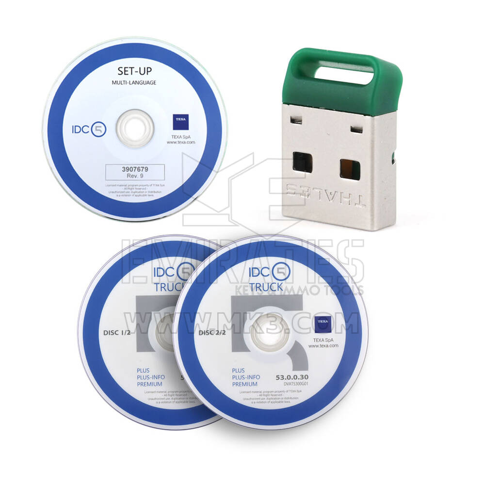 Texa IDC6 Kamyon Lisansı (INC HASP KEY) PC için | Emirates Anahtarları