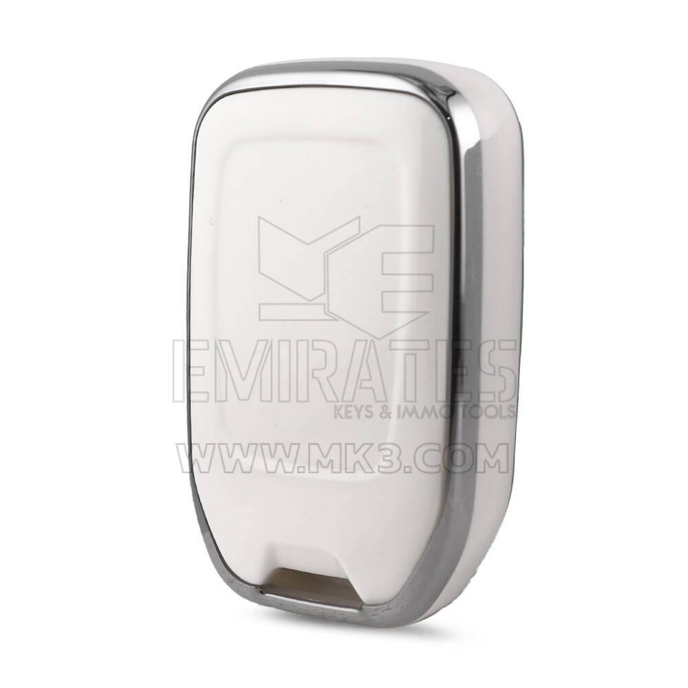 Nano Cover For GMC Remote Key 5 Button White Silver Frame GMC-A11Y5A | MK3