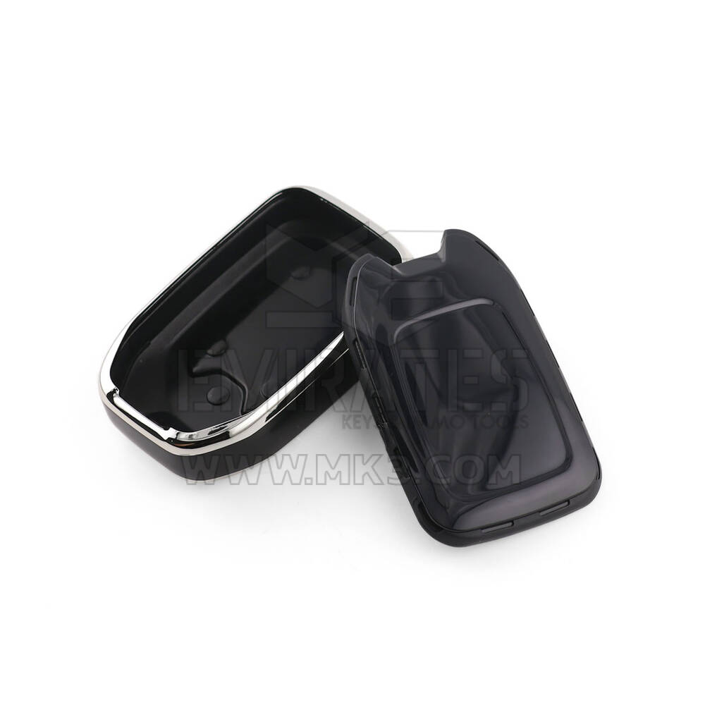 New Aftermarket Nano High Quality Cover For GMC Remote Key 5 Button Black Color Silver Frame GMC-A11Y5B | Emirates Keys