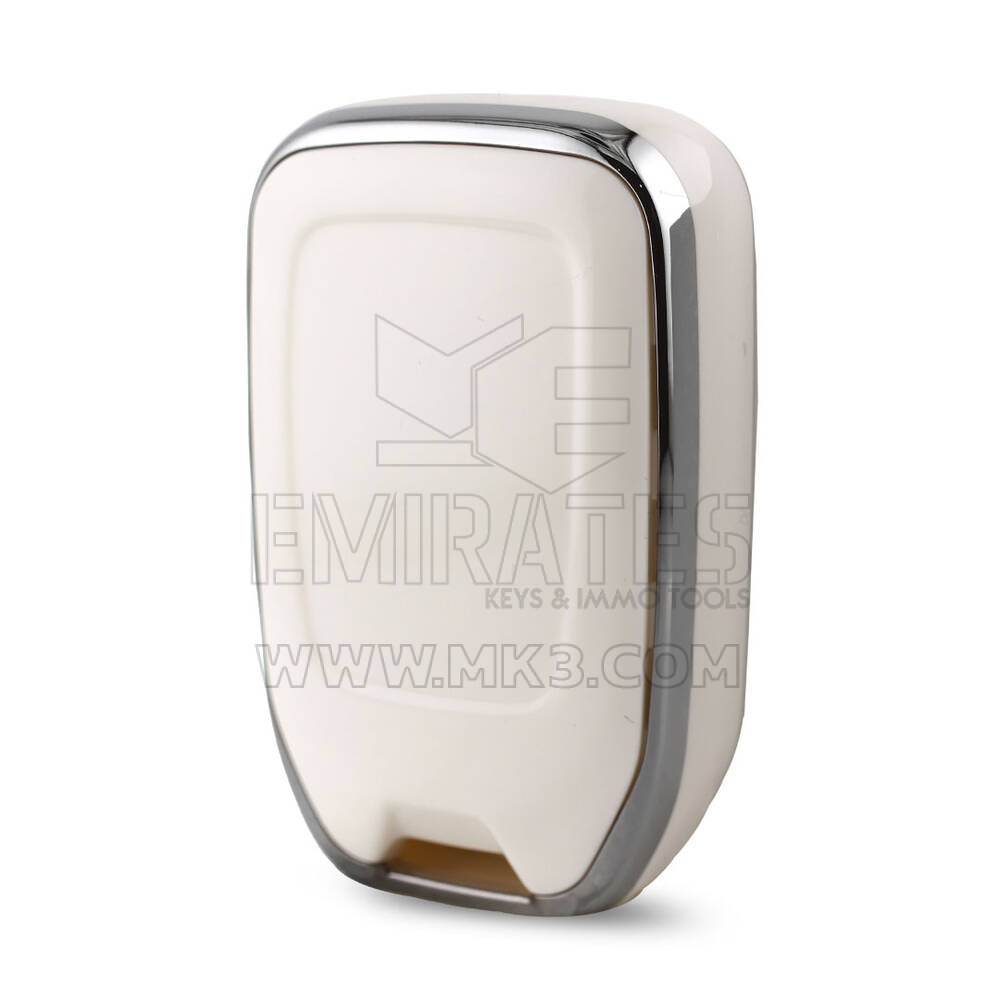 Nano Cover For GMC Remote Key 6 Button White Silver Frame GMC-A11Y6 | MK3