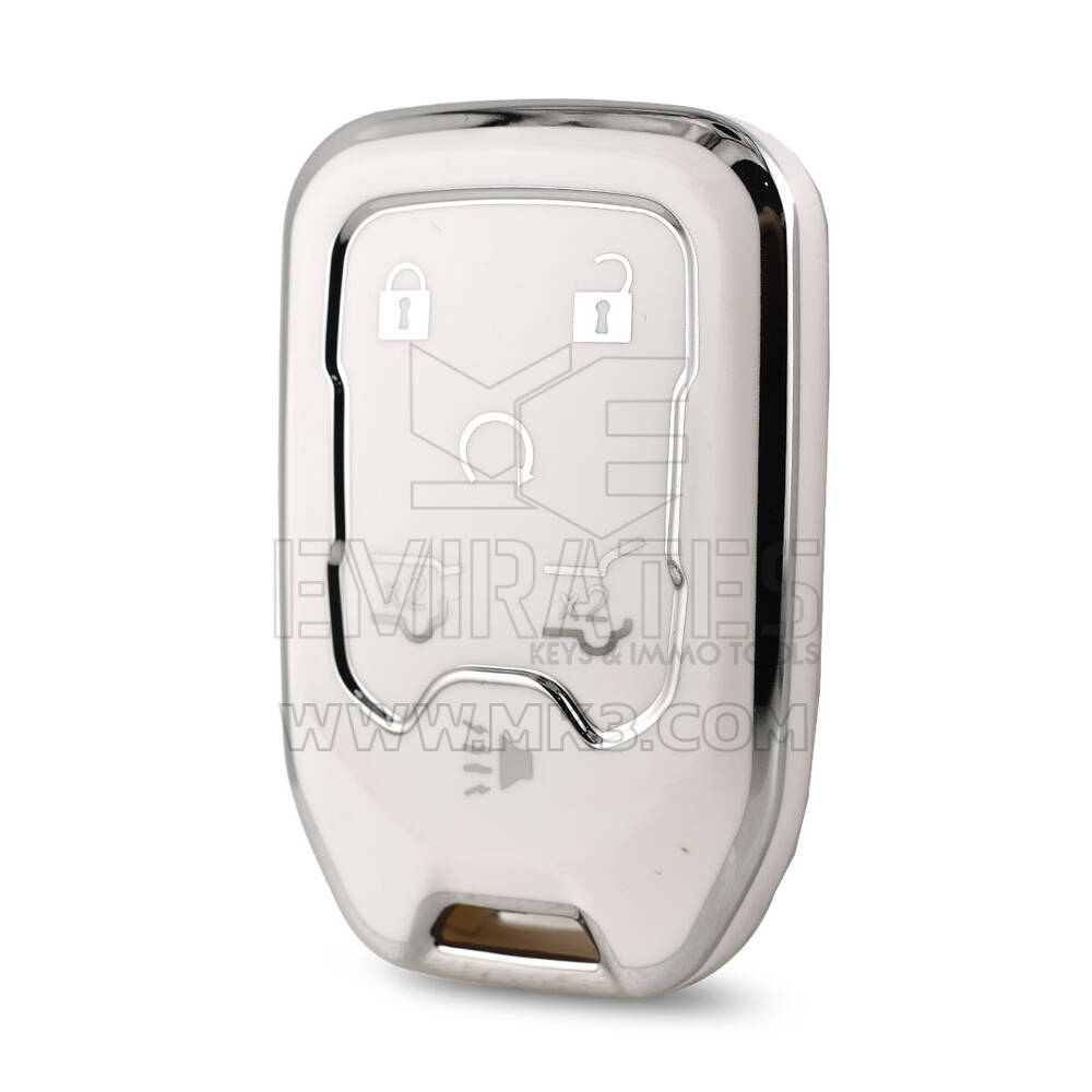 Nano High Quality Cover For GMC Remote Key 6 Button White Color Silver Frame GMC-A11Y6