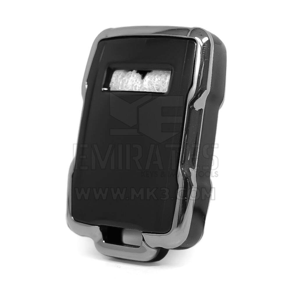 Nanocubierta para mando a distancia GMC de 4 botones, marco negro y plateado, GMC-B11Y | MK3